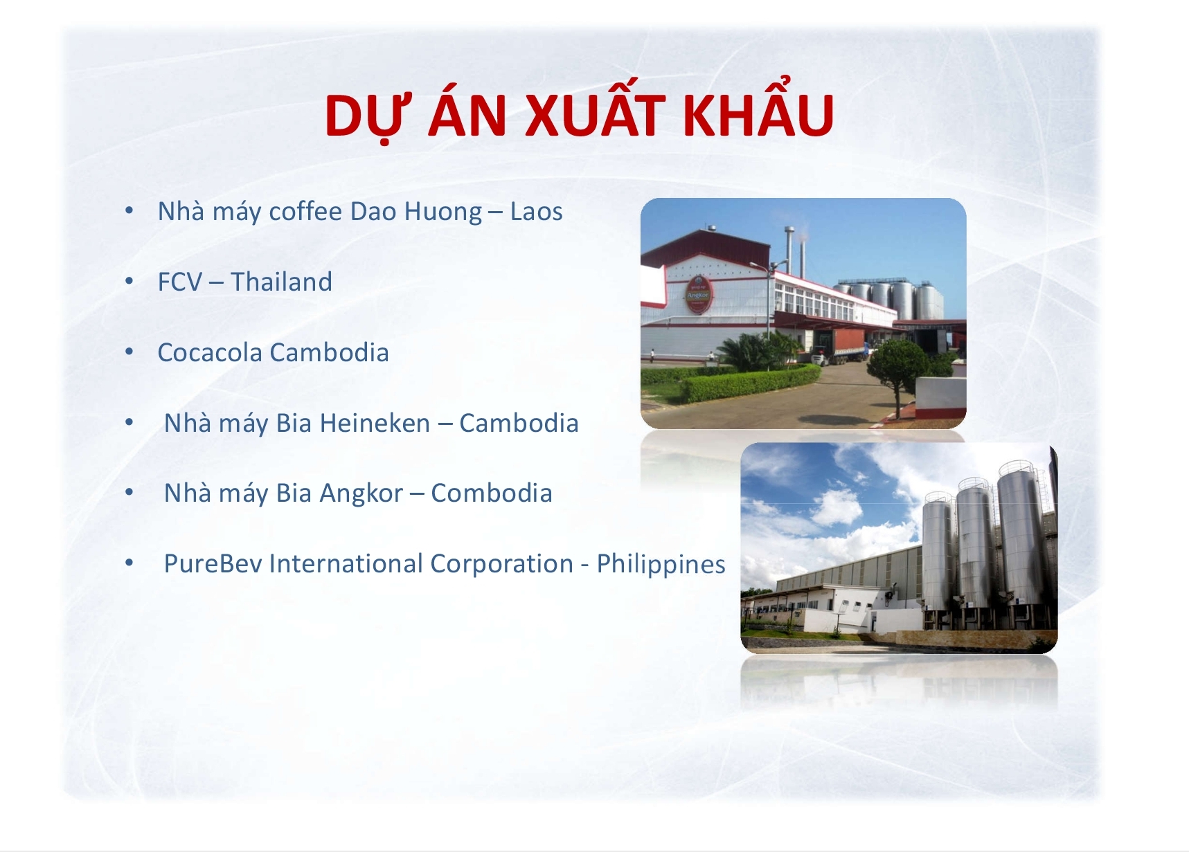 Xuất khẩu qua một số nước.